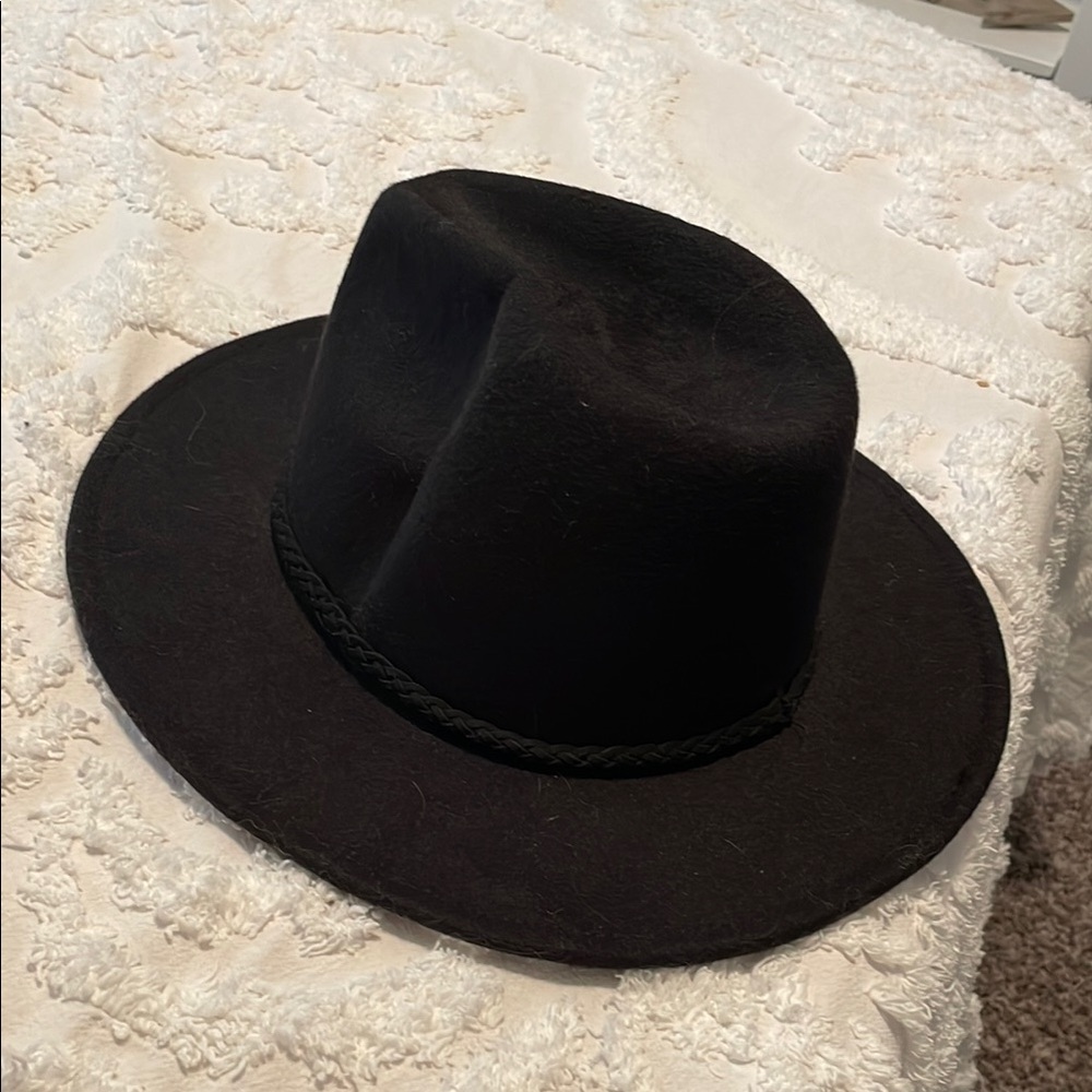 Just...Taylor Black Fedora Hat